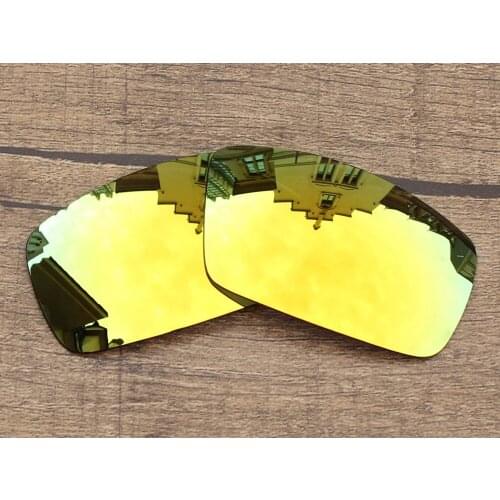 Vonxyz 24K Mirror Polycarbonate Replacement Lenses for-Oakley Canteen 2006 Frame