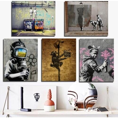 Artist Poster Vintage Canvas Painting Print Living Room Home Decoration Modern Wall Art Oil Painting Posters Pictures Artwork