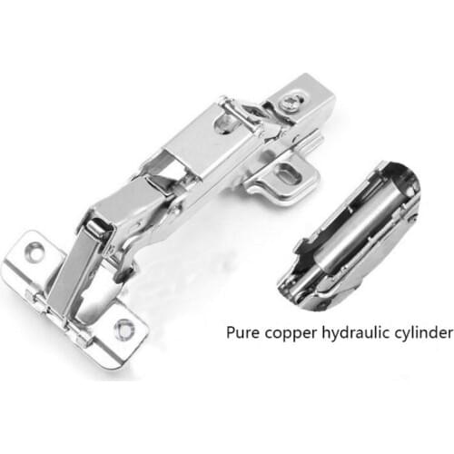 1 Pcs/set 175 Degree Corner Door Fixed Detachable Hinge Hydraulic Buffer Mute Large Angle Cabinet Door Accessories Hinge