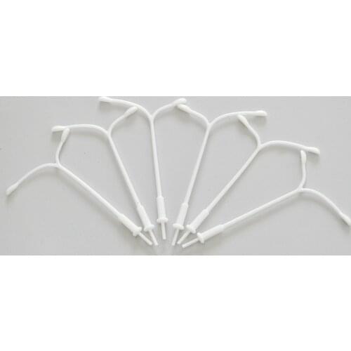 100pcs 1:300 double-head scale lamp plastic model lamp scale model street light for model layout