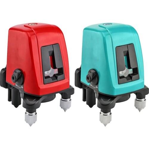 2 Line 1 Point Laser Level Rotary Horizontal/Vertical Self-leveling Excellent Durable and Practical ABS Alloy Instruments