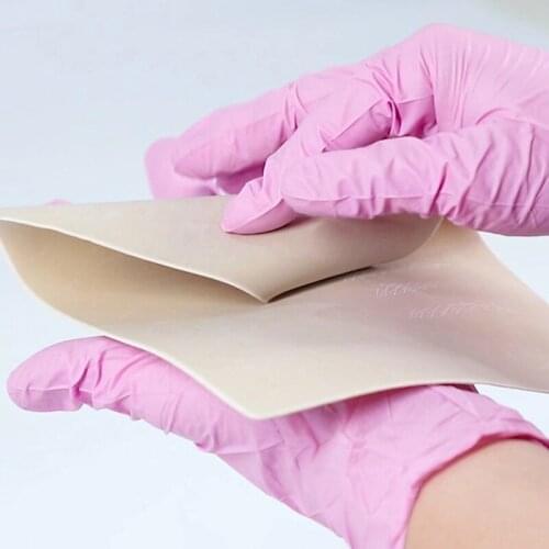 20pcs Microblading Eyebrow Practice Skin Eyebrow Permanent Makeup Eyebrow Training Skin Tattoo Suppiles No Ink Needed White Line