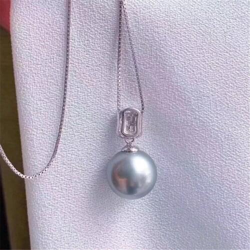 925 Silver Half Hole Eye Pins Beads End Caps Top Drilled Pendant Bails Connector For DIY Jewelry Accessories No Pearl No Chain