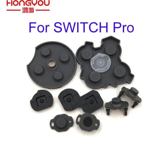 ABXY Cross button conductive rubber pad for Nintend Switch Pro Controller for NS Pro controller Silicon Button Repair