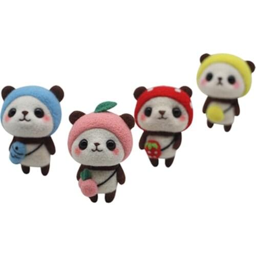 Childrens toys DIY, bunny,Chai dog,panda pendant,decorative key backpack pendant, soft plush doll,gift girlfriends material bag