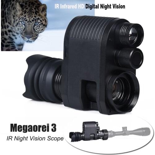 Megaorei 3 Riflescope Night Vision Scope Camera Monocular Take Photo Video for Rifle Optical Sight Telescope Hunging Sight
