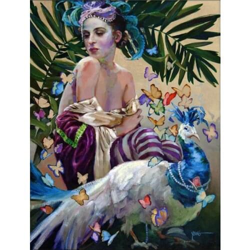 Sweet Home Decor 5D Diamond Paintingpeacock, picture of Rhinestone Art 3d Cross Stitch,woman Diamond embroidery mazayka