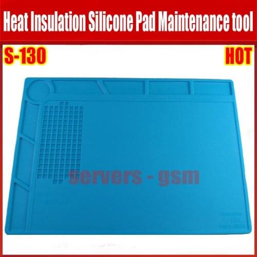 NEW Fixparts Heat Insulation Silicone Pad Electrical BGA Soldering Repair Station Maintenance Platform with Screw Location mat