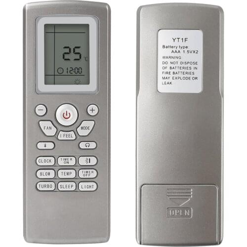 Conditioner air conditioning remote control suitable for gree airlux trane Yt1f Yt1ff Yt1f1 Yt1f2 Yt1f3 Yt1f4
