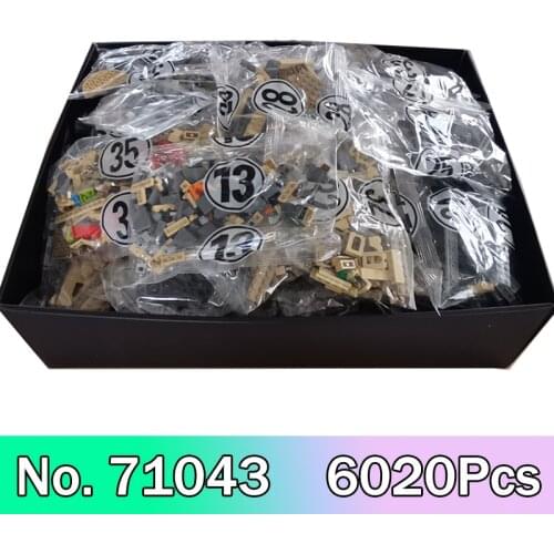 Movie Series Assembly Toys 16060 71043 Magic School Castle Model Building Blocks 6020Pcs Bricks Kids Gifts