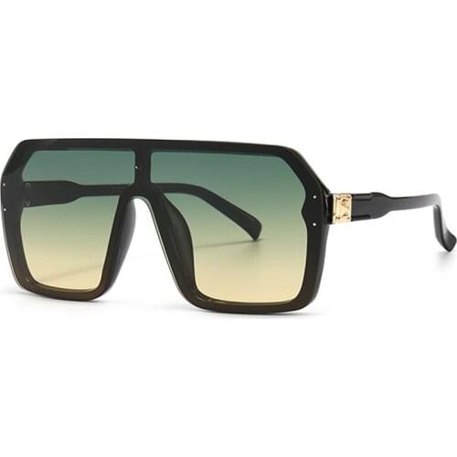 Oversized Mens Sunglasses Fashion Classic Brand Designer Driver Shades Male Vintage Gradient Sun Glasses Goggles UV400O Oculos