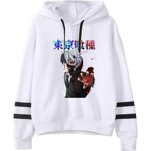 Kaneki Ken Hoodie Long Sleeve Tokyo Ghoul Sweatshirt Pullovers Tops Unisex