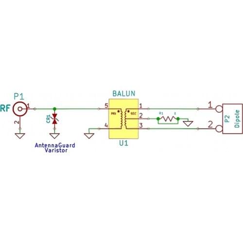 Fine Workmanship Micro 1:9 HF Antenna Balun Low Cost Small Frequency Band Antenna Replacement Accessory