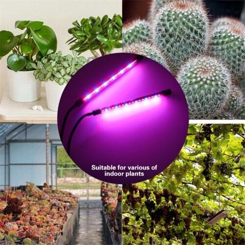 Full Spectrum LED Plant Growth Light Waterproof Dimming Multifunction 18W USB Power Desktop LED Plant Growth Light