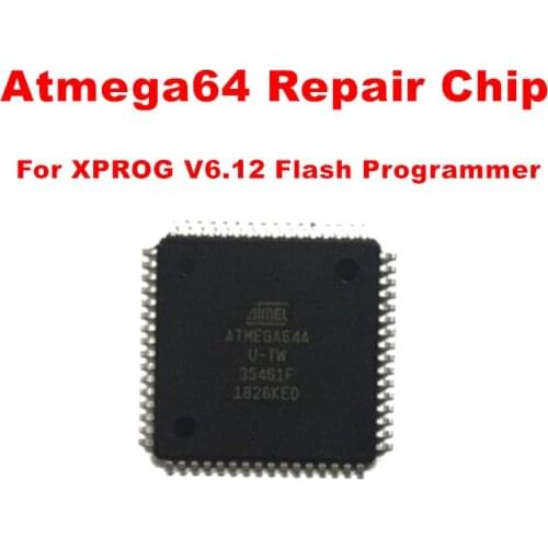 XPROG-M V6.26 V6.12/V6.17 V5.55 V5.86 Flash CPU Atmega64A Repair Chip for XPROG-M ECU Programmer ATMEGA 64 Flash Chip