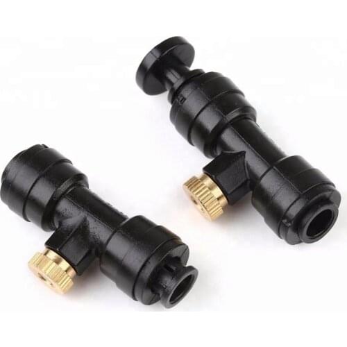 1pcs 1/4"Low Pressure Brass Nozzle with Slip Lok (Quick Connect) 10/24" Plastic Misting Nozzle Fittings