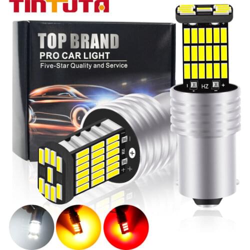 1PC T15 W16W T20 W21/5W 7443 W21W 7440 W21/5W BA15S P21W PY21W Signal Lamp Led 4014 45 SMD Led Backup Lights Reversing Lights