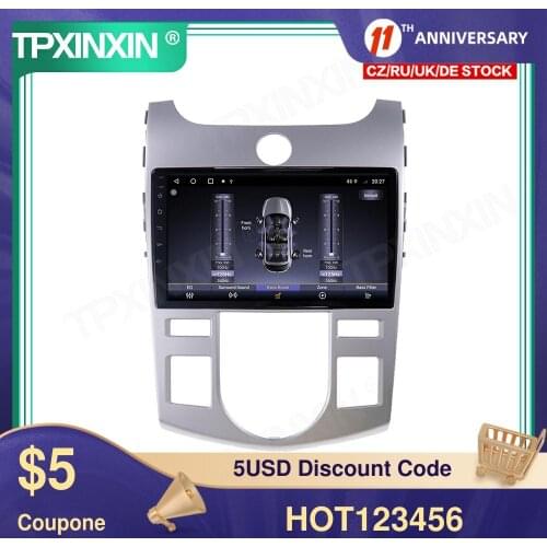 128GB Android 10.0 For Kia Cerato 2008-2013 Car Multimedia Player GPS Navigation Head Unit Auto Radio Audio Stereo Tape Recorder