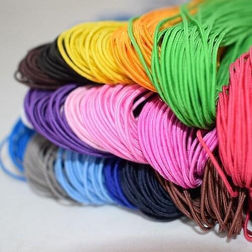 17 Colors Elastic Stretch Rubber Rope Nylon Bracelet Beads Strings Hair Strips Accessory DIY Jewelry Making Bracelet & Necklace