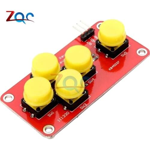 AD Keyboard Simulate Five Key Module Analog Button for Arduino Sensor Expansion Board