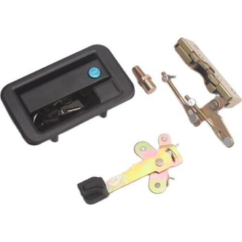 Excavator accessories for Yuchai YC85-8/6 YC135 door lock assembly, lock block outer/inner handle