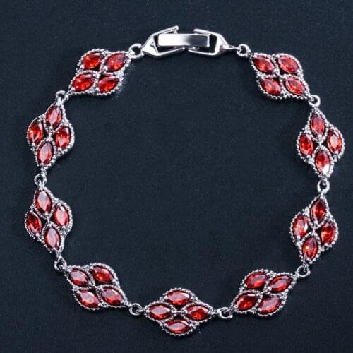 S925 Sterling Silver Bracelets 3A Zircon Sapphire Ruby Emerald Bracelets Bride Luxury Jewelry