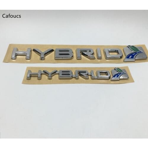 Cafoucs for Ford Mondeo CMAX Fusion HYBRID Emblem Rear Trunk logo Door Fender symbol sign letters Stickers