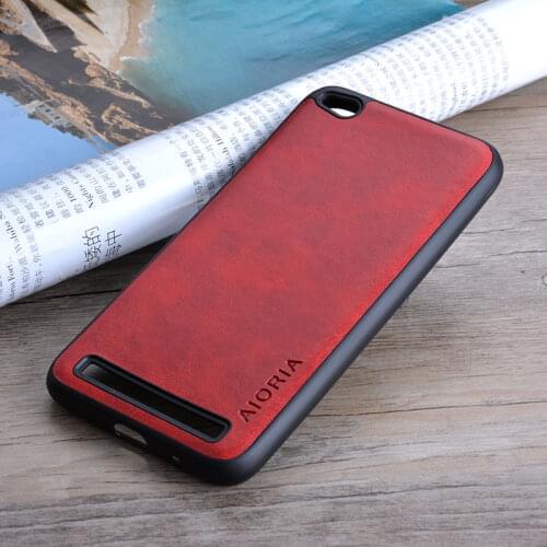 For xiaomi redmi 5a case Luxury Vintage leather Skin cover phone cases for xiaomi redmi 5a funda Business style coque capa