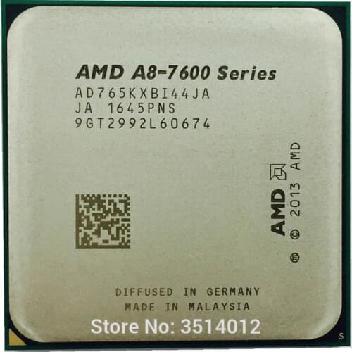 AMD A8-Series A8 7650 A8 7650K 3.3GHz Quad-Core CPU Processor AD765KXBI44JA Socket FM2