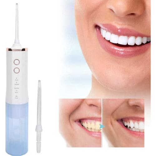 245ml Water Tank Electric Oral Irrigator Rechargeable Oral Teeth Cleaning Device Tooth Whitening Stain Removal Machine for Home
