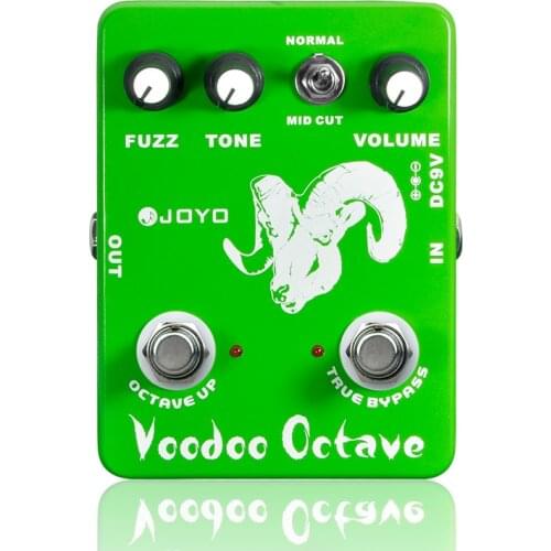 OYO JF-12 Voodoo Octave Fuzz Effect Guitar Pedal Electric Bass Dynamic Compression Effects True Bypass Musical Guitar Accessory
