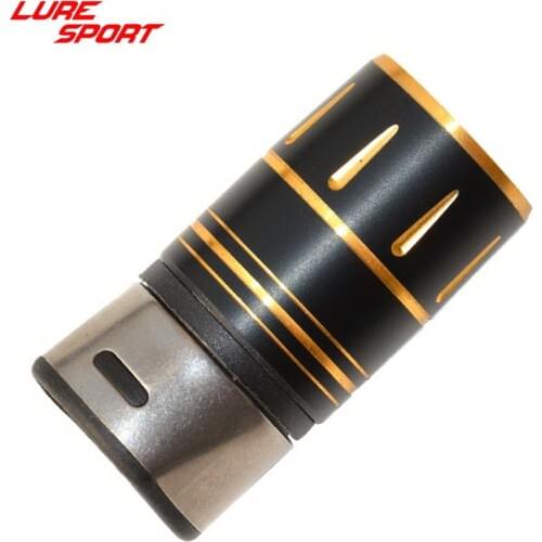 LURESPORT 4pcs DPS16 Nut Gold Black Aluminum Cap Reel Seat part Rod Building Component repair DIY Accessory