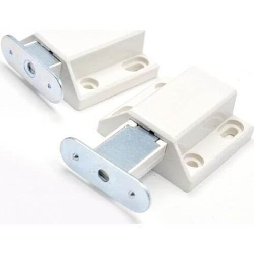 2PCS Cabinet Catches Invisibility Push To Open Magnetic Door Drawer Cabinet Catch Touch Latch Cupboard Door Accessory