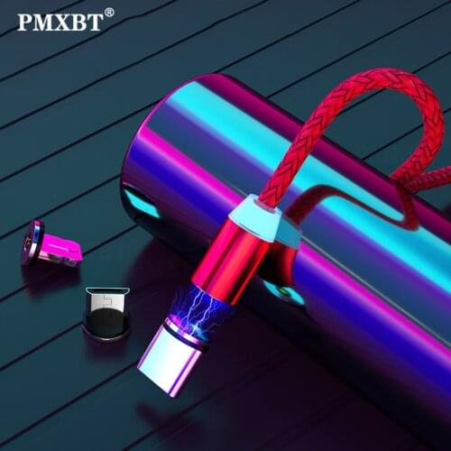 Magnetic Cable Micro USB Type C Cable For iPhone 11 Samsung S20 Xiaomi Fast Charging Magnetic Charger USBC Cord Long Wire 1M 2M