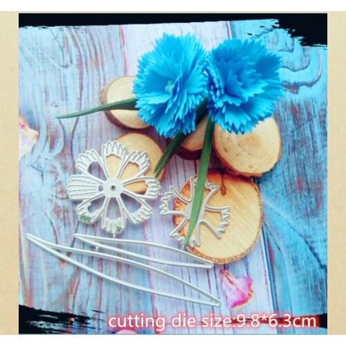 Layering Flowers Frame Dies Scrapbooking Stencil Template for Embossing DIY Scrapbooking Paper Album Gift Cards Making Dies Cut