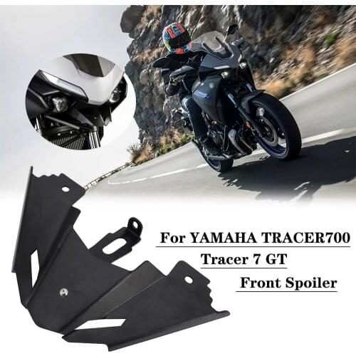 Motorcycle Accessories High Quality Motorcycle Aluminum Front Spoiler For YAMAHA TRACER700 Tracer 700 Tracer 7 GT 2020 2021