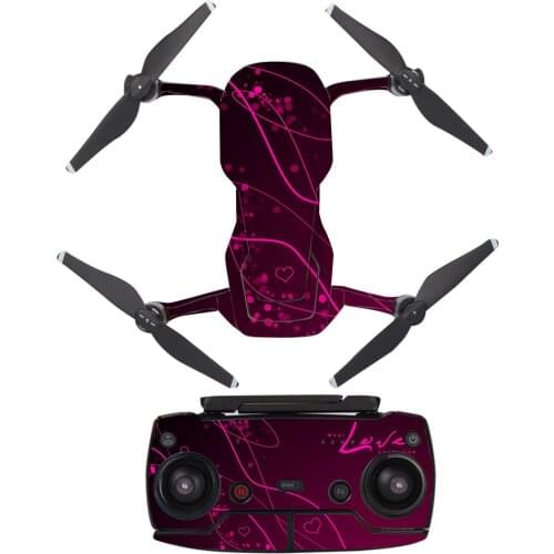 Love Style Decal Vinyl Skin Sticker For DJI Mavic Air Drone + Remote Controllers + 3 Batteries Protection Film Cover