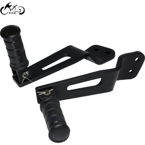 New Pair Motorcycle Rear Passenger Foot Peg Footrest Bracket For Yamaha Star XVS950 Bolt R-Spec 2014-2017