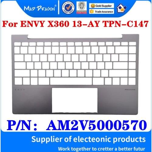 New Original AM2V5000570 For HP ENVY X360 13-AY TPN-C147 Laptop Palmrest Upper Cover Case Assembly Keyboard case Silver Assy