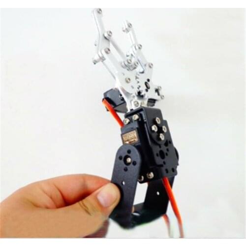 Official iSmaring 1 Set 2 DOF Aluminum Robot Arm Clamp Claw Mount Kit for Robotic Manipulator with Optional Servo