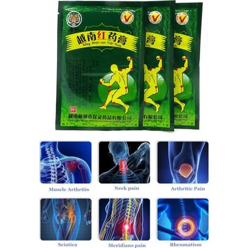 160 Pcs=20 Bags Vietnam Red Tiger Balm Medical Plaster Arthritis Joint Pain Relief Neck Back Body Muscle Pain Patches Sticker