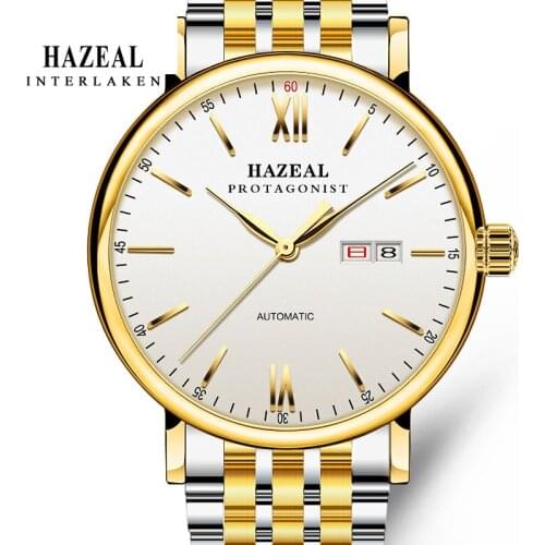 Poniger Mens Gold Watch