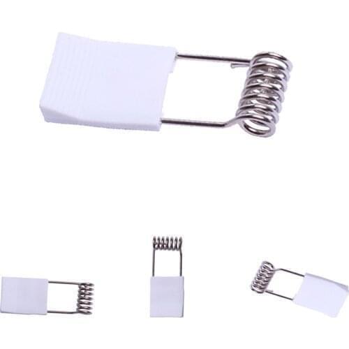 Adjustable 45mm plastic cover ceiling lamp steel spring clips for LED lights 2pcs/lot