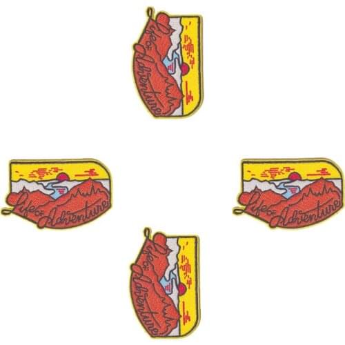 Christmas decorations embroidered patches, embroidered stickers Adventure Embroidered Sew or Iron-on Patch