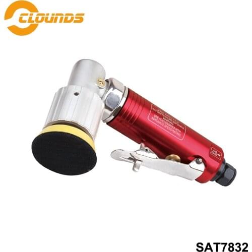 SAT7832 Pneumatic Grinder Air Tool 2" Pad Size Orbital Mini Air Sander Pneumatic Sander