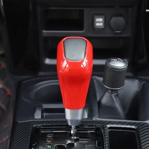 YAQUICKA Car Gear Shift Knob Head Cover Trim For Toyota 4Runner 2010+ For TRD Interior Car Accessories Styling