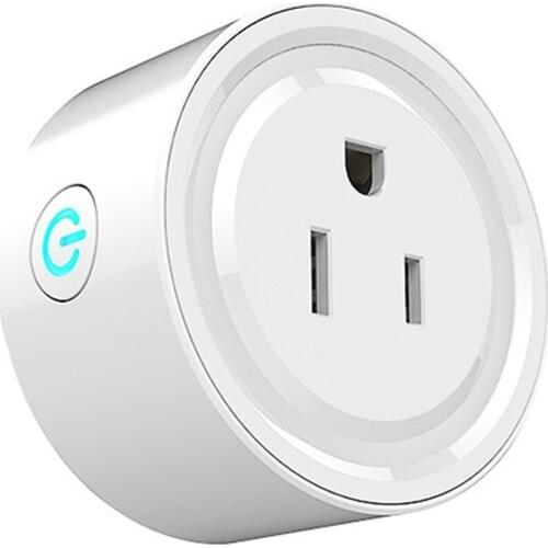 1 Pcs/4 Pcs Mini US Wifi Plug with Surge Protector 110-240V Voice Control Smart Socket Work with Alexa Google Home Tuya APP