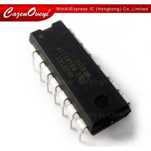 1pcs/lot ATTINY84-20PU ATTINY84A-PU ATTINY84 DIP-14 In Stock
