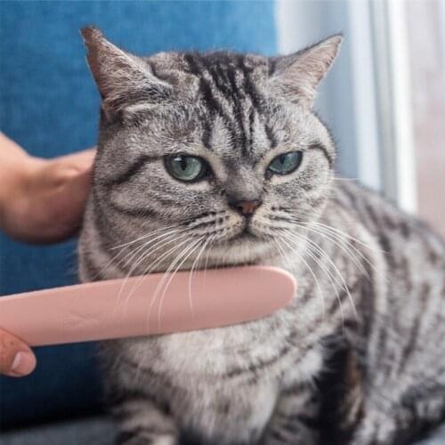 1Pc Pet Cat Daily Hair Care Comb Simulation Massage Comb Comb Brush Portable Pet Daily Hair Cleaning Care Tool Dog Cat Products