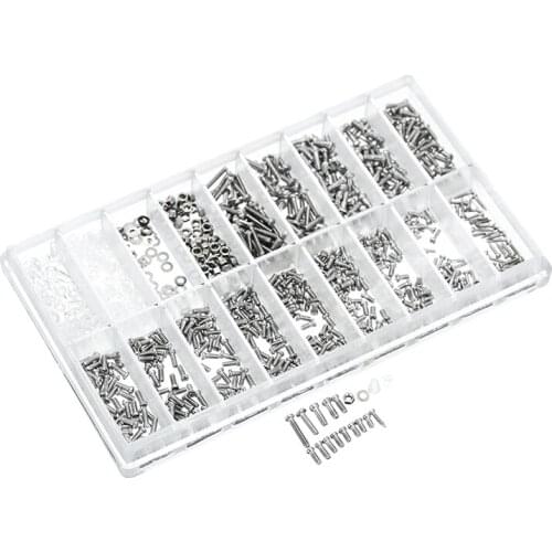 1000Pcs Tiny Eyeglass Sun Glasses Spectacles Screw Assortment Repair Tool Kit